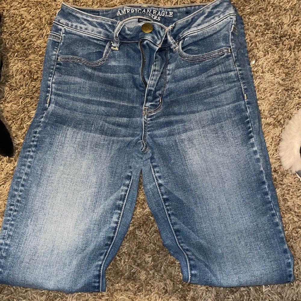 American eagle jeans , light washed